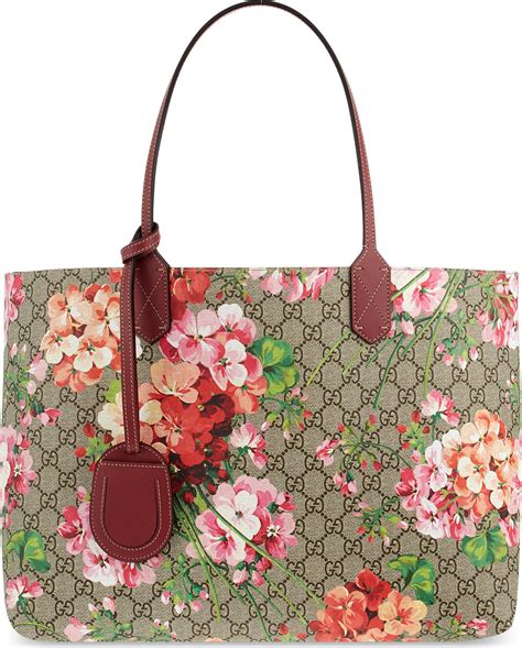 gucci purse with flowers|Gucci vintage tote.